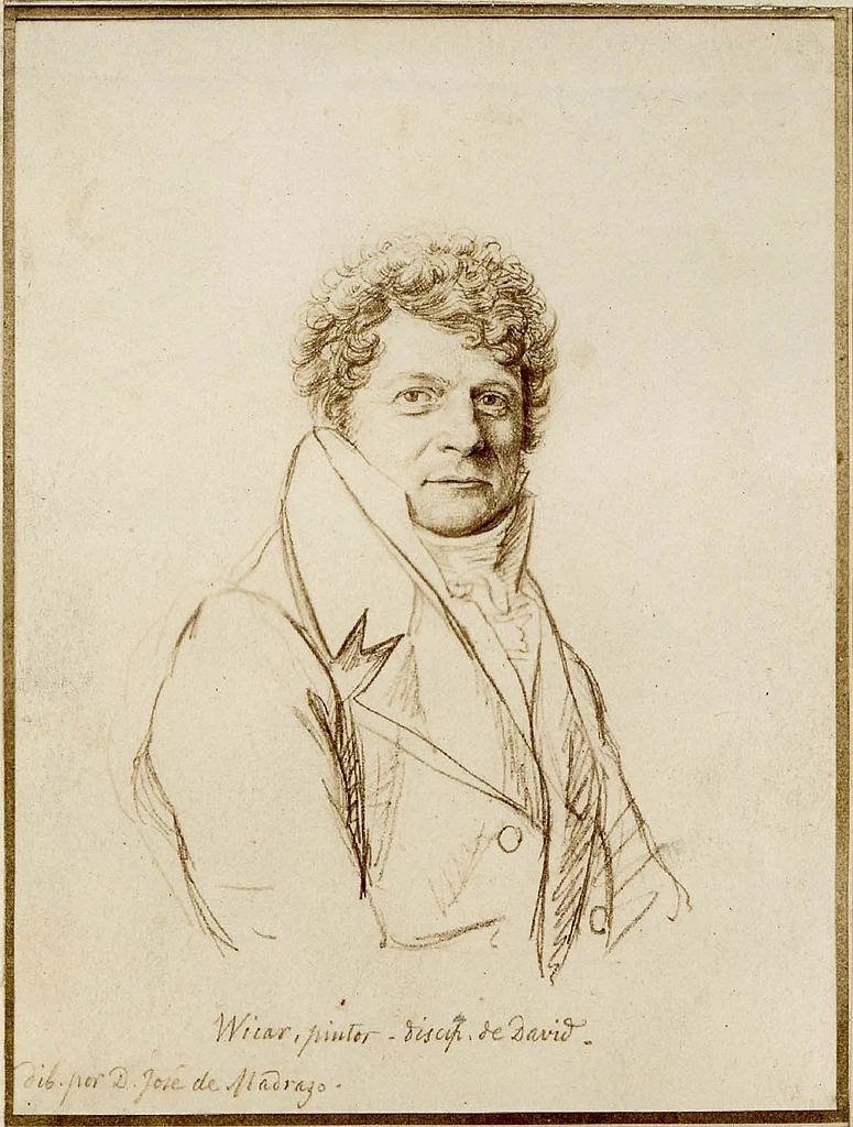 Jean - Baptiste Wicar, Ritratto di Jean Baptiste Wicar, opera di Jose de Madrago
